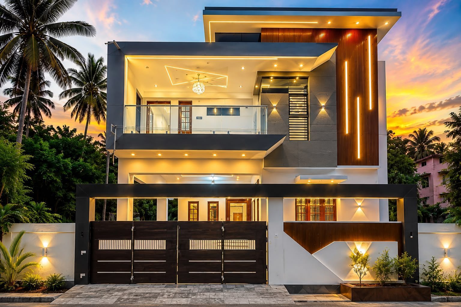 House for Sale in Nagercoil Konam | Ultra Luxury 4BHK House for Sale in Nagercoil | West Facing Contemporary Home Theater Villa | Mercury Developers in Kanyakumari