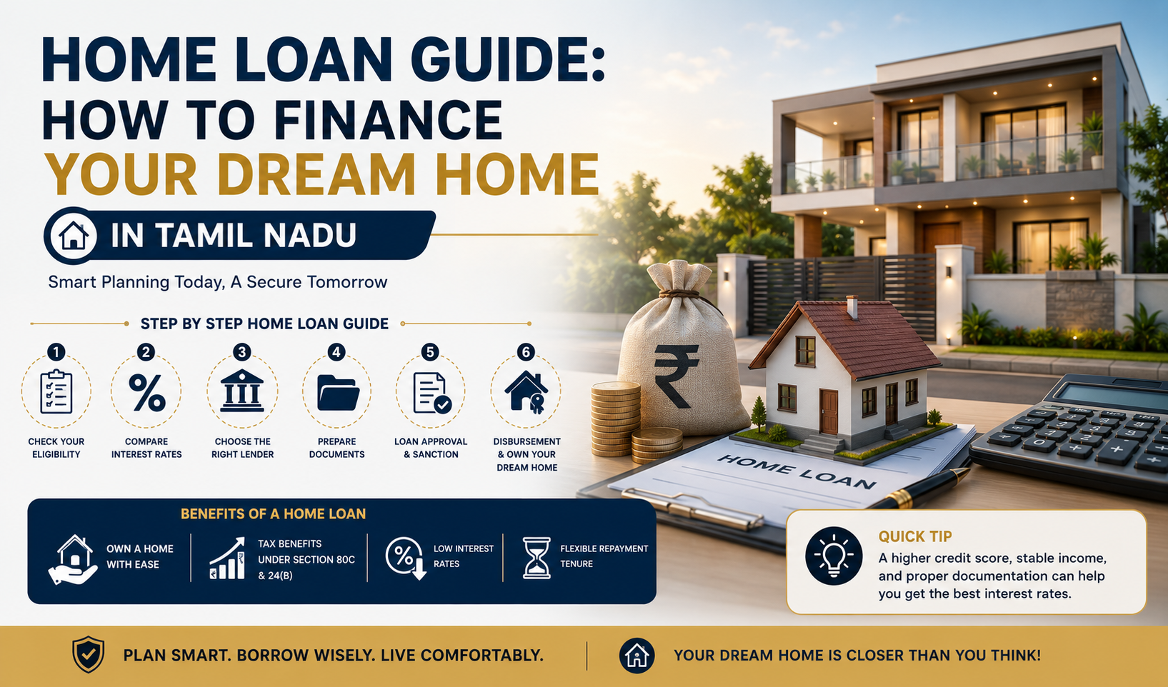 Home Loan Guide: How to Finance Your Dream Home in Tamil Nadu