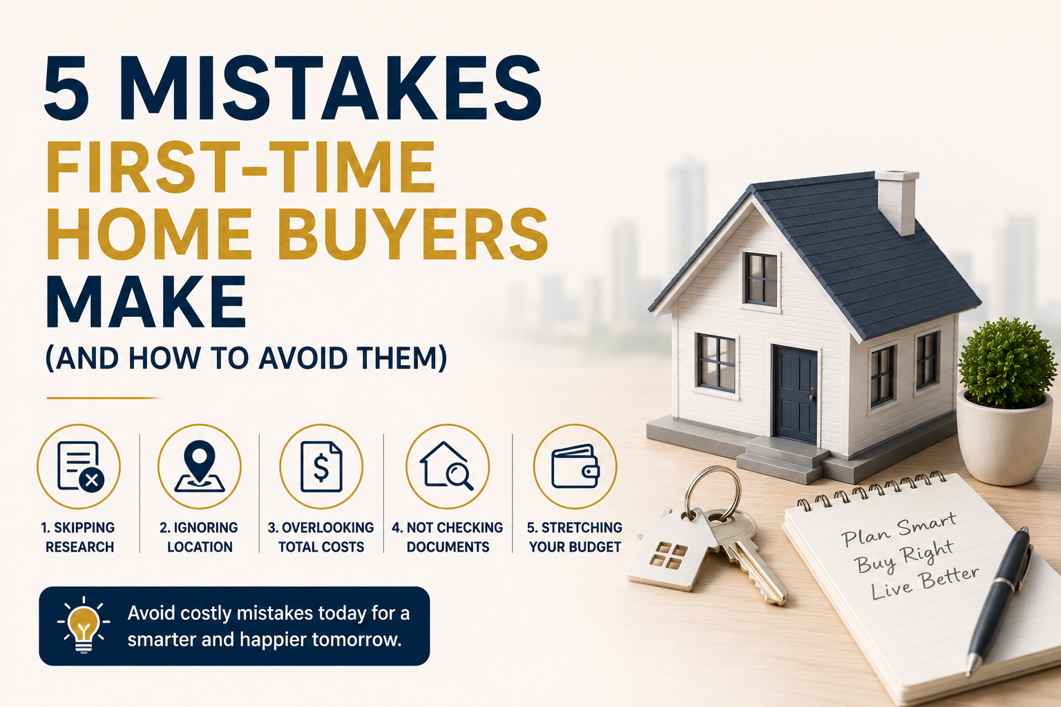 5 Mistakes First-Time Home Buyers Make (And How to Avoid Them)